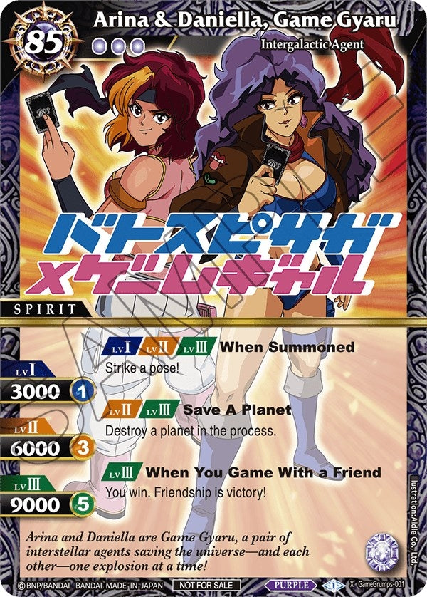 Image for Arina & Daniella, Game Gyaru (Battle Spirits Saga Promo Cards) (GameGrumps-001) - Battle Spirits Saga