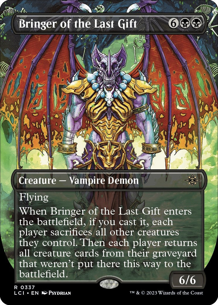 Image for Bringer of the Last Gift (Borderless) (The Lost Caverns of Ixalan) (337) - Magic: The Gathering