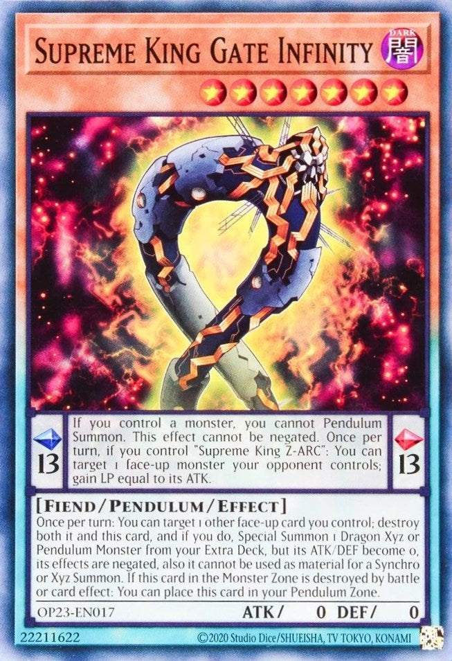 Image for Supreme King Gate Infinity (OTS Tournament Pack 23) (OP23-EN017) - YuGiOh