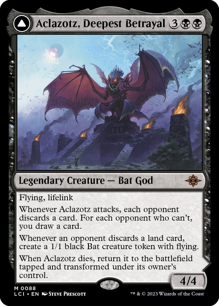 Image for Aclazotz, Deepest Betrayal (The Lost Caverns of Ixalan) (88) - Magic: The Gathering