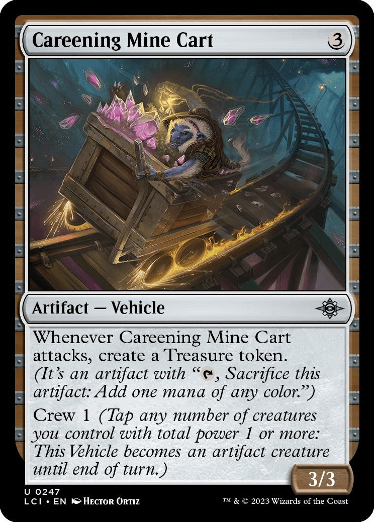 Image for Careening Mine Cart (The Lost Caverns of Ixalan) (247) - Magic: The Gathering