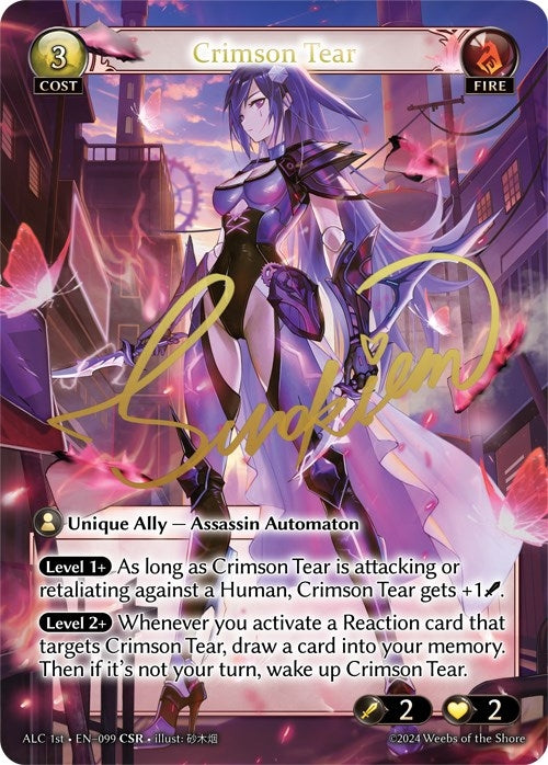 Image for Crimson Tear (CSR) (ALC1E) (Alchemical Revolution) (099) - Grand Archive TCG