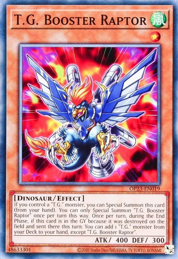 Image for T.G. Booster Raptor (OTS Tournament Pack 23) (OP23-EN019) - YuGiOh