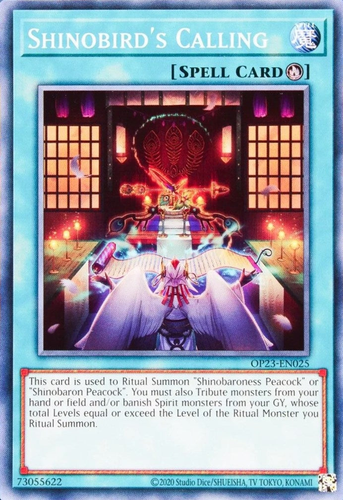 Image for Shinobird's Calling (OTS Tournament Pack 23) (OP23-EN025) - YuGiOh