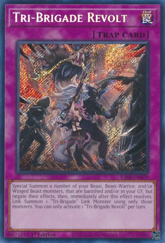 Image for Tri-Brigade Revolt (Secret Rare) (25th Anniversary Rarity Collection) (RA01-EN079) - YuGiOh