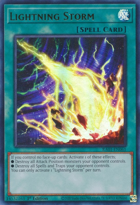 Image for Lightning Storm (UR) (25th Anniversary Rarity Collection) (RA01-EN061) - YuGiOh