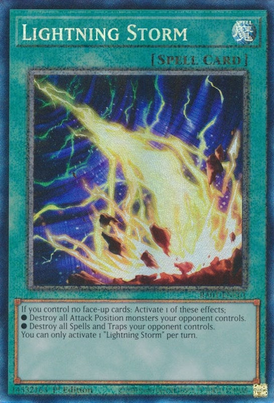 Image for Lightning Storm (PCR) (25th Anniversary Rarity Collection) (RA01-EN061) - YuGiOh