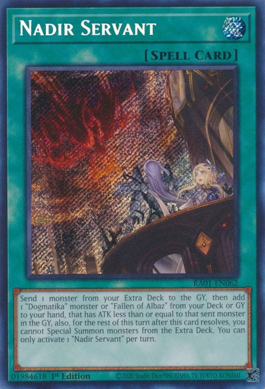 Image for Nadir Servant (Secret Rare) (25th Anniversary Rarity Collection) (RA01-EN062) - YuGiOh