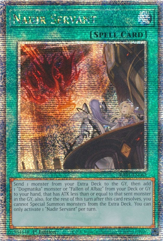 Image for Nadir Servant (Quarter Century Secret Rare) (25th Anniversary Rarity Collection) (RA01-EN062) - YuGiOh