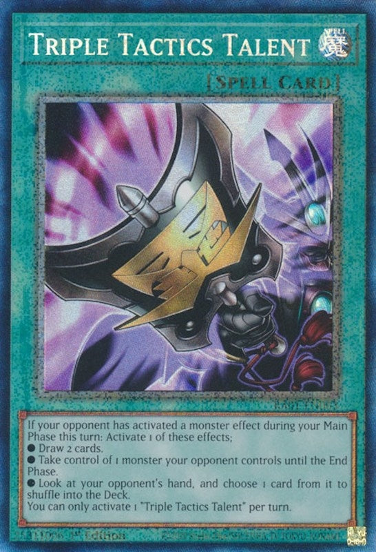 Image for Triple Tactics Talent (PCR) (25th Anniversary Rarity Collection) (RA01-EN063) - YuGiOh