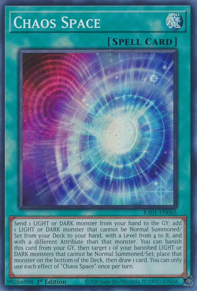 Image for Chaos Space (25th Anniversary Rarity Collection) (RA01-EN065) - YuGiOh