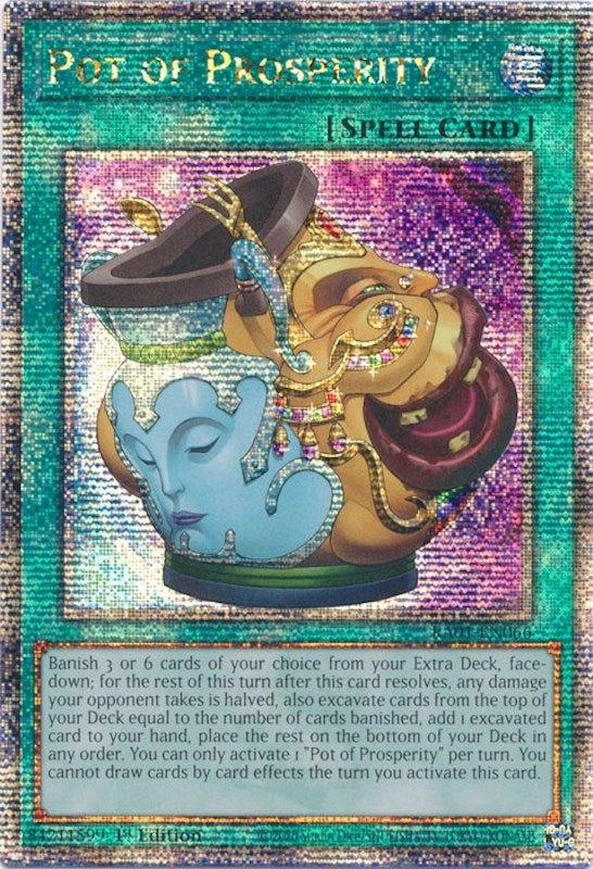 Image for Pot of Prosperity (Quarter Century Secret Rare) (25th Anniversary Rarity Collection) (RA01-EN066) - YuGiOh