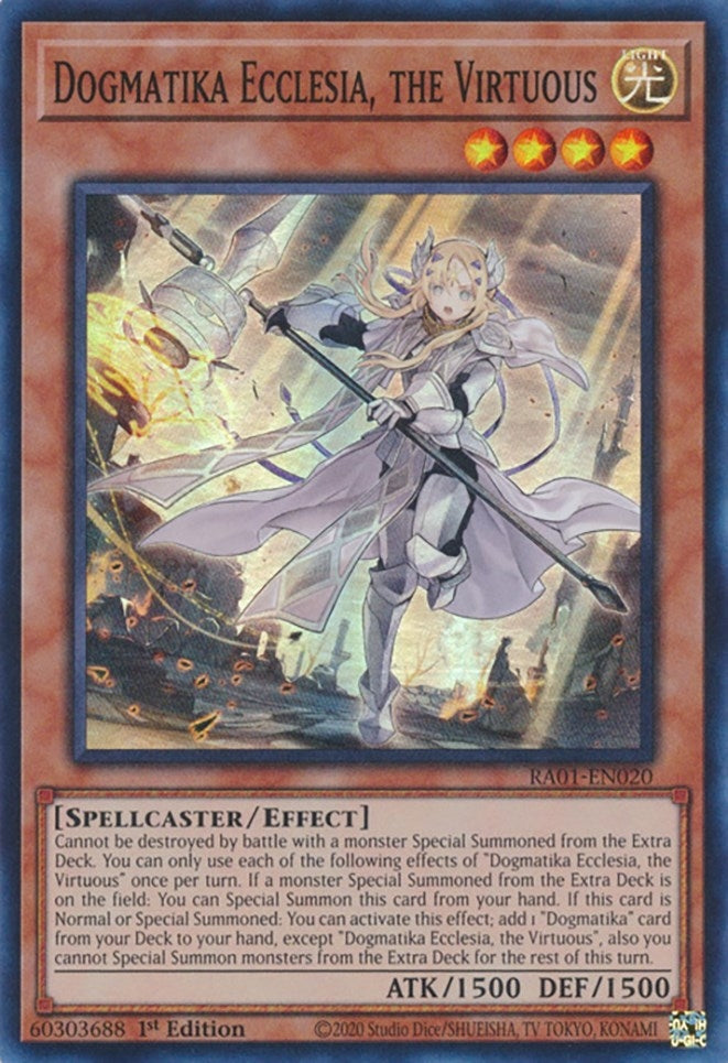 Image for Dogmatika Ecclesia, the Virtuous (25th Anniversary Rarity Collection) (RA01-EN020) - YuGiOh