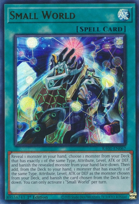 Image for Small World (UR) (25th Anniversary Rarity Collection) (RA01-EN067) - YuGiOh