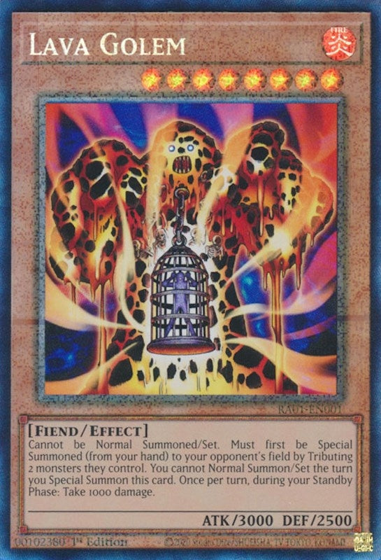 Image for Lava Golem (PCR) (25th Anniversary Rarity Collection) (RA01-EN001) - YuGiOh