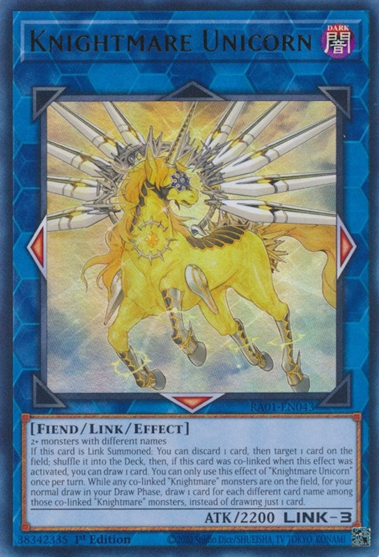 Image for Knightmare Unicorn (UR) (25th Anniversary Rarity Collection) (RA01-EN043) - YuGiOh