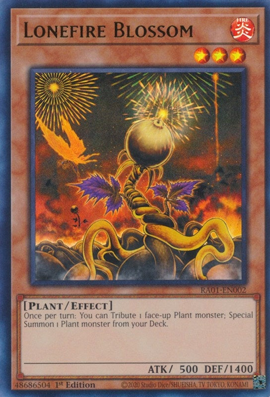 Image for Lonefire Blossom (UR) (25th Anniversary Rarity Collection) (RA01-EN002) - YuGiOh