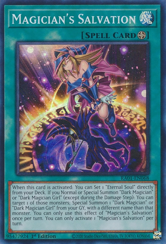 Image for Magician's Salvation (25th Anniversary Rarity Collection) (RA01-EN068) - YuGiOh