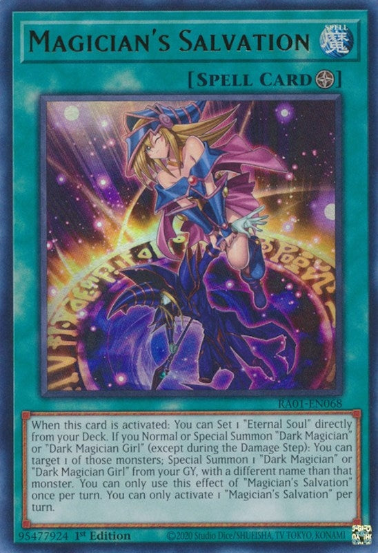 Image for Magician's Salvation (UR) (25th Anniversary Rarity Collection) (RA01-EN068) - YuGiOh