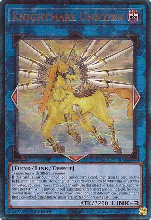 Image for Knightmare Unicorn (PUR) (25th Anniversary Rarity Collection) (RA01-EN043) - YuGiOh