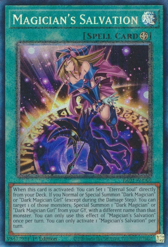 Image for Magician's Salvation (PCR) (25th Anniversary Rarity Collection) (RA01-EN068) - YuGiOh