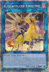 Image for Knightmare Unicorn (Alternate Art) (Quarter Century Secret Rare) (25th Anniversary Rarity Collection) (RA01-EN043) - YuGiOh