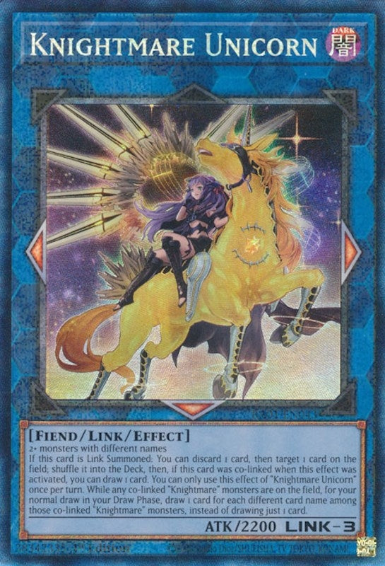 Image for Knightmare Unicorn (Alternate Art) (PCR) (25th Anniversary Rarity Collection) (RA01-EN043) - YuGiOh