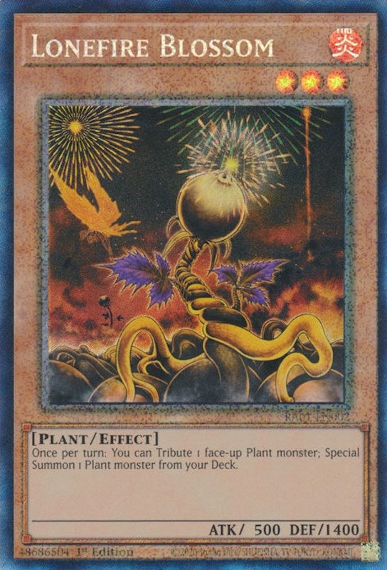 Image for Lonefire Blossom (PCR) (25th Anniversary Rarity Collection) (RA01-EN002) - YuGiOh