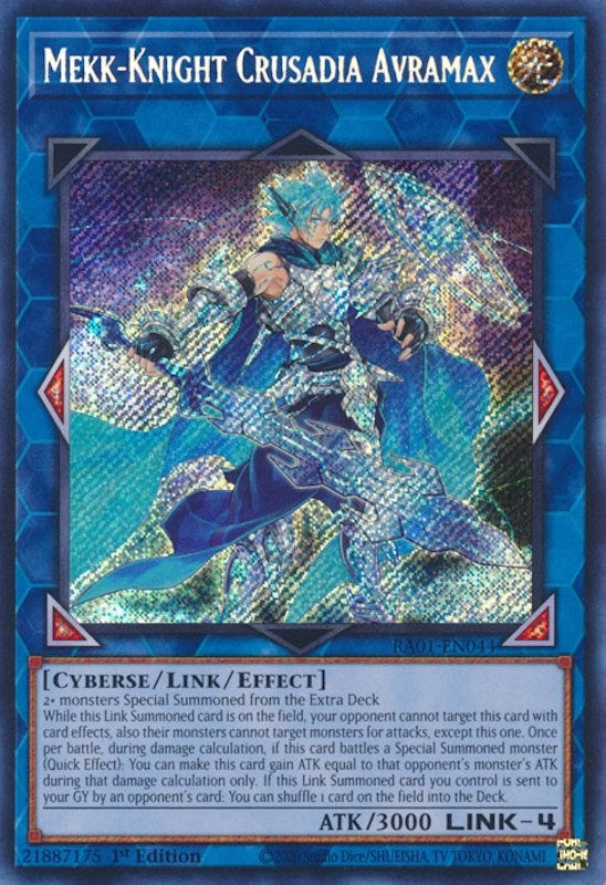 Image for Mekk-Knight Crusadia Avramax (Secret Rare) (25th Anniversary Rarity Collection) (RA01-EN044) - YuGiOh