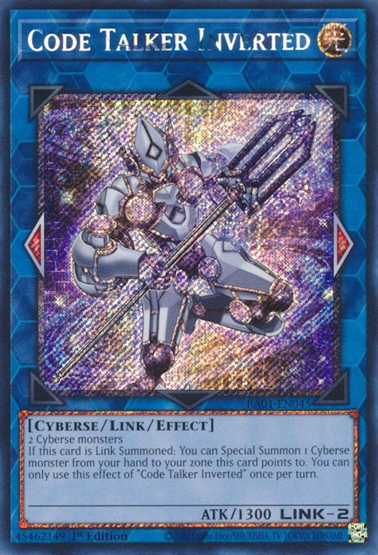 Image for Code Talker Inverted (Platinum Secret Rare) (25th Anniversary Rarity Collection) (RA01-EN045) - YuGiOh