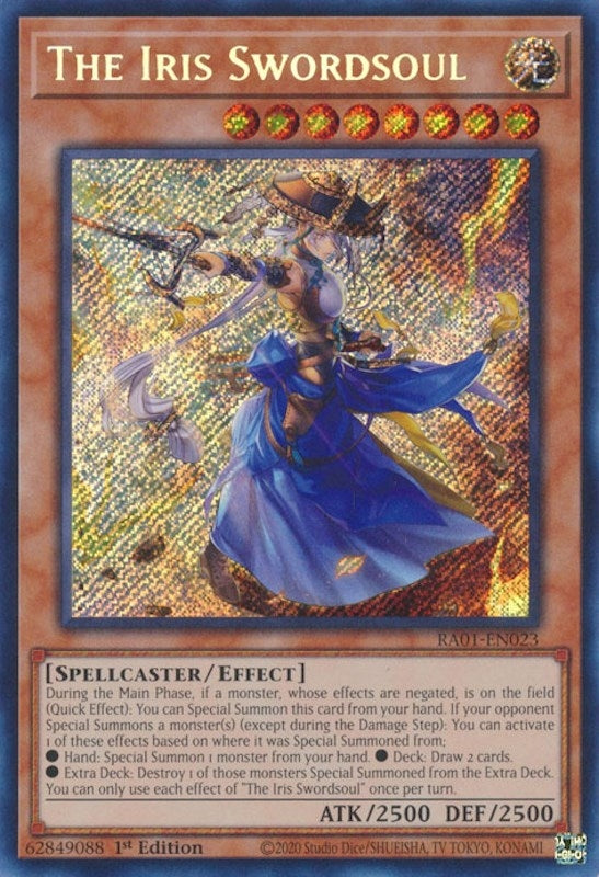 Image for The Iris Swordsoul (Secret Rare) (25th Anniversary Rarity Collection) (RA01-EN023) - YuGiOh