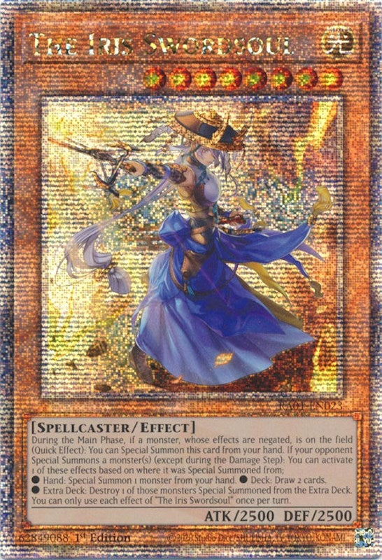Image for The Iris Swordsoul (Quarter Century Secret Rare) (25th Anniversary Rarity Collection) (RA01-EN023) - YuGiOh