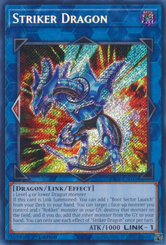 Image for Striker Dragon (Secret Rare) (25th Anniversary Rarity Collection) (RA01-EN046) - YuGiOh