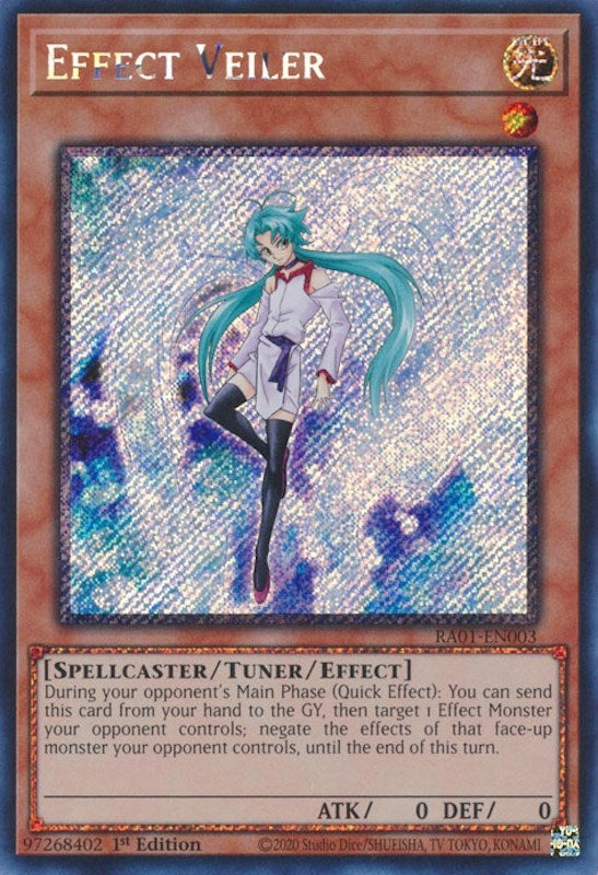 Image for Effect Veiler (Platinum Secret Rare) (25th Anniversary Rarity Collection) (RA01-EN003) - YuGiOh