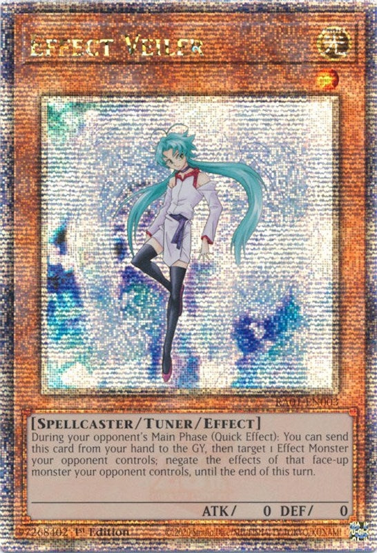 Image for Effect Veiler (Quarter Century Secret Rare) (25th Anniversary Rarity Collection) (RA01-EN003) - YuGiOh