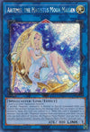 Image for Artemis, the Magistus Moon Maiden (Platinum Secret Rare) (25th Anniversary Rarity Collection) (RA01-EN049) - YuGiOh