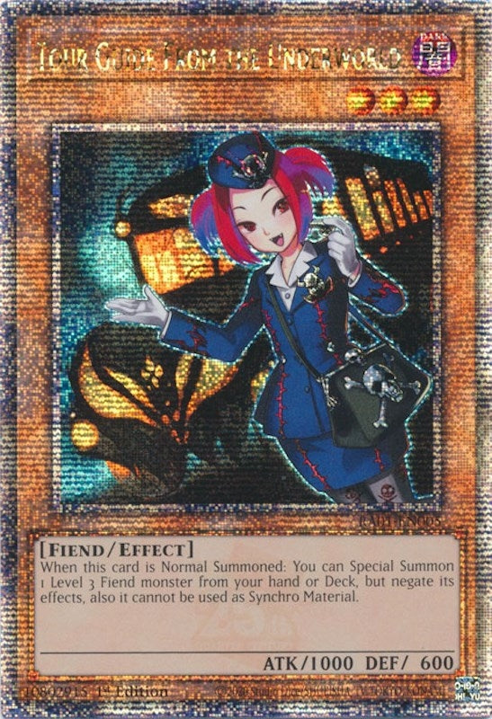 Image for Tour Guide From the Underworld (Quarter Century Secret Rare) (25th Anniversary Rarity Collection) (RA01-EN005) - YuGiOh