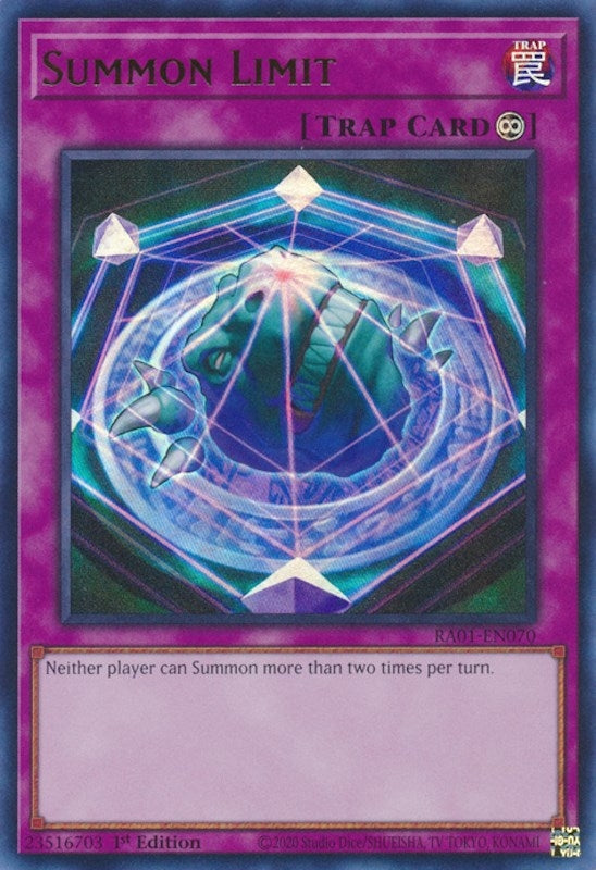 Image for Summon Limit (UR) (25th Anniversary Rarity Collection) (RA01-EN070) - YuGiOh