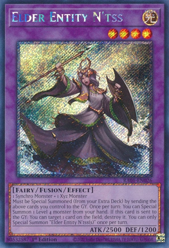 Image for Elder Entity N'tss (Platinum Secret Rare) (25th Anniversary Rarity Collection) (RA01-EN026) - YuGiOh