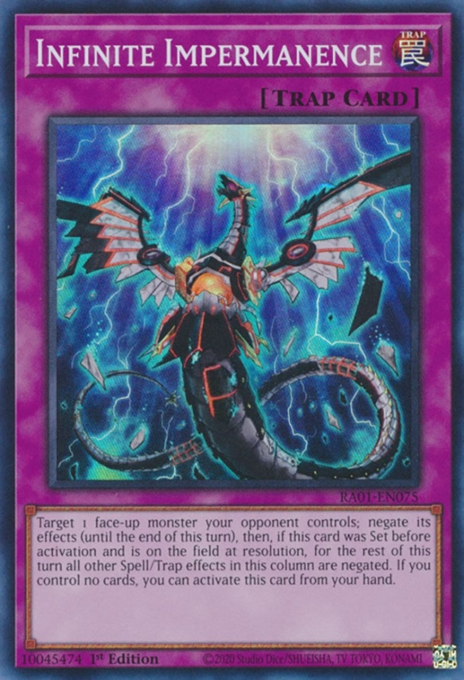 Image for Infinite Impermanence (25th Anniversary Rarity Collection) (RA01-EN075) - YuGiOh