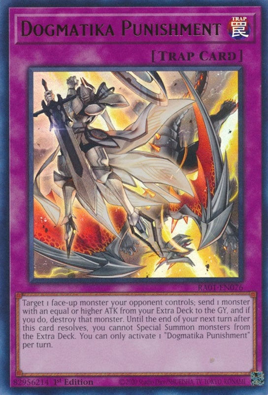Image for Dogmatika Punishment (UR) (25th Anniversary Rarity Collection) (RA01-EN076) - YuGiOh