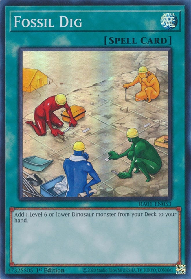 Image for Fossil Dig (25th Anniversary Rarity Collection) (RA01-EN053) - YuGiOh