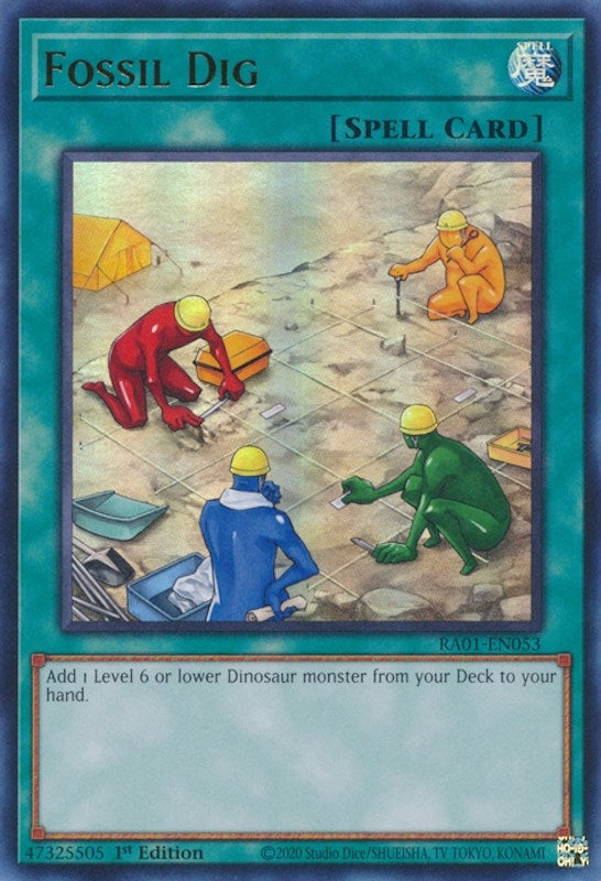 Image for Fossil Dig (UR) (25th Anniversary Rarity Collection) (RA01-EN053) - YuGiOh
