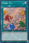 Image for Fossil Dig (Platinum Secret Rare) (25th Anniversary Rarity Collection) (RA01-EN053) - YuGiOh