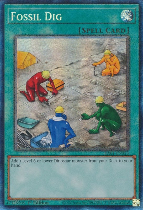 Image for Fossil Dig (PCR) (25th Anniversary Rarity Collection) (RA01-EN053) - YuGiOh