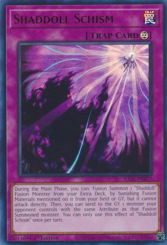 Image for Shaddoll Schism (UR) (25th Anniversary Rarity Collection) (RA01-EN077) - YuGiOh