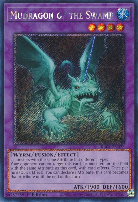 Image for Mudragon of the Swamp (Platinum Secret Rare) (25th Anniversary Rarity Collection) (RA01-EN028) - YuGiOh