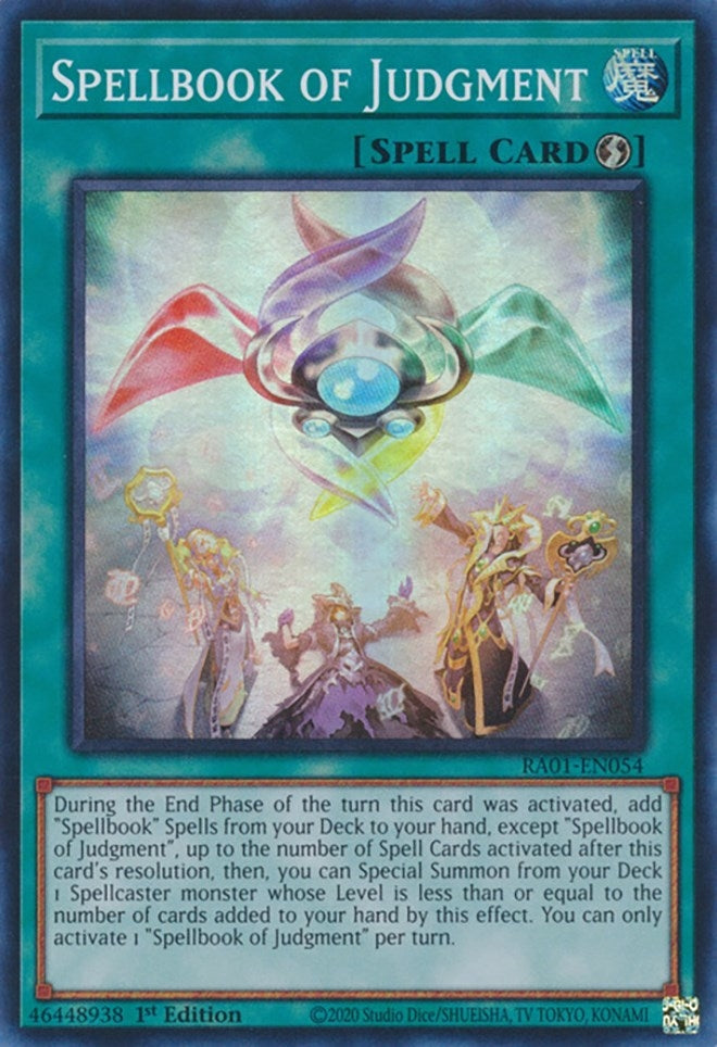 Image for Spellbook of Judgment (25th Anniversary Rarity Collection) (RA01-EN054) - YuGiOh