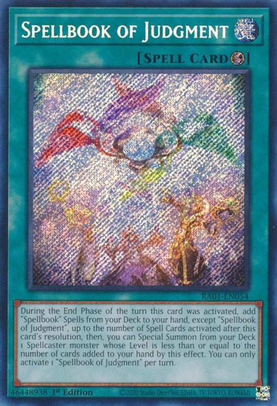 Image for Spellbook of Judgment (Secret Rare) (25th Anniversary Rarity Collection) (RA01-EN054) - YuGiOh