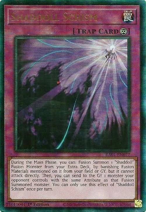 Image for Shaddoll Schism (PUR) (25th Anniversary Rarity Collection) (RA01-EN077) - YuGiOh